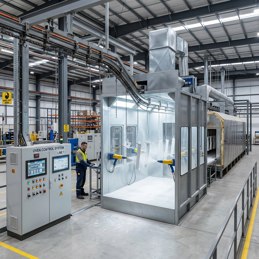 Powder Coating Line & Reciprocator Control